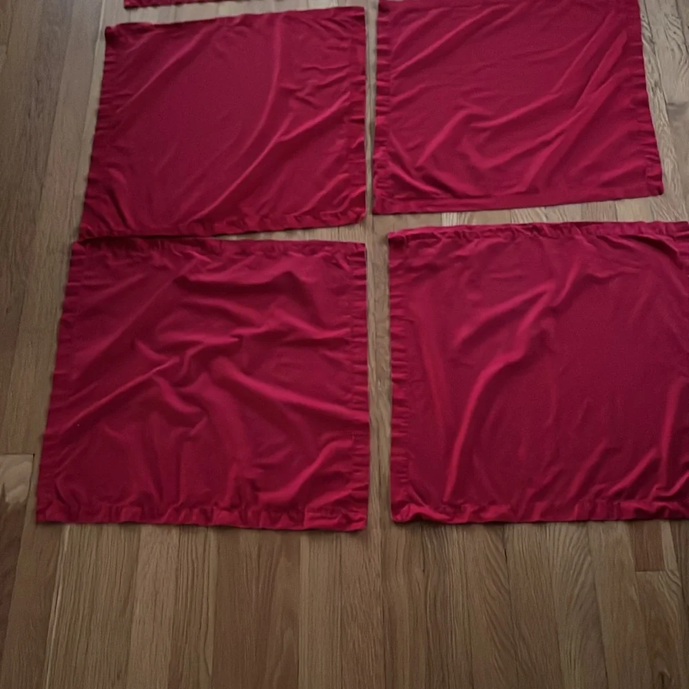 Williams-Sonoma Classic Red Cotton Napkins S/6 19’ square